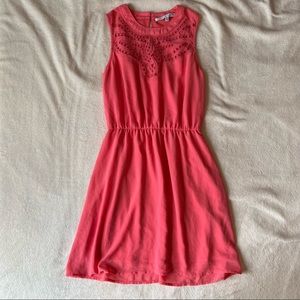 Stitch Fix Collective Concepts Coral Spring/Summer Dress with Cut-Outs Blouson